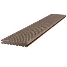 Megawood Terrassendiele CLASSIC massiv nussbraun Produktbild