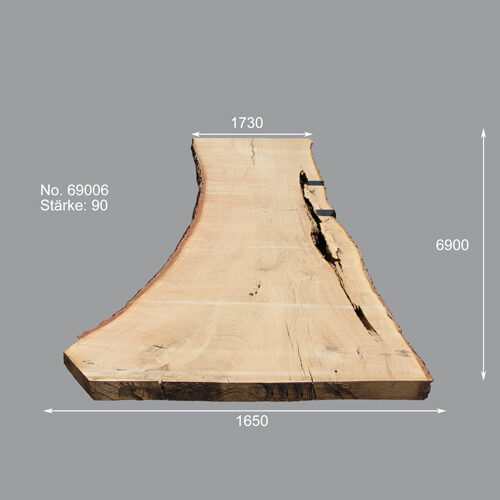Eiche Boules 90 mm Diele Nr. 69006